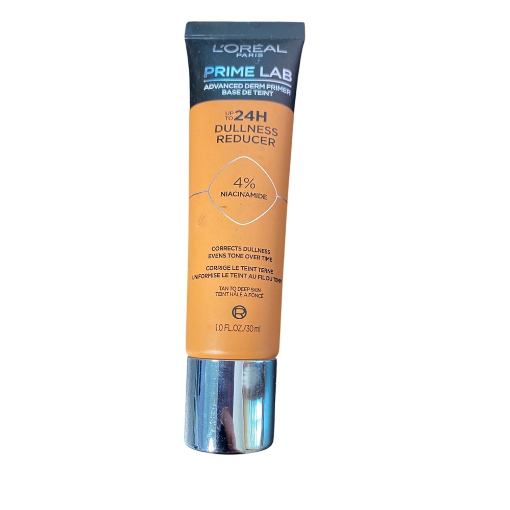 L'Oreal Unisex Prime Lab Primer 1.0oz Tan/Deep 4% Niacinamide Dullness Reducer